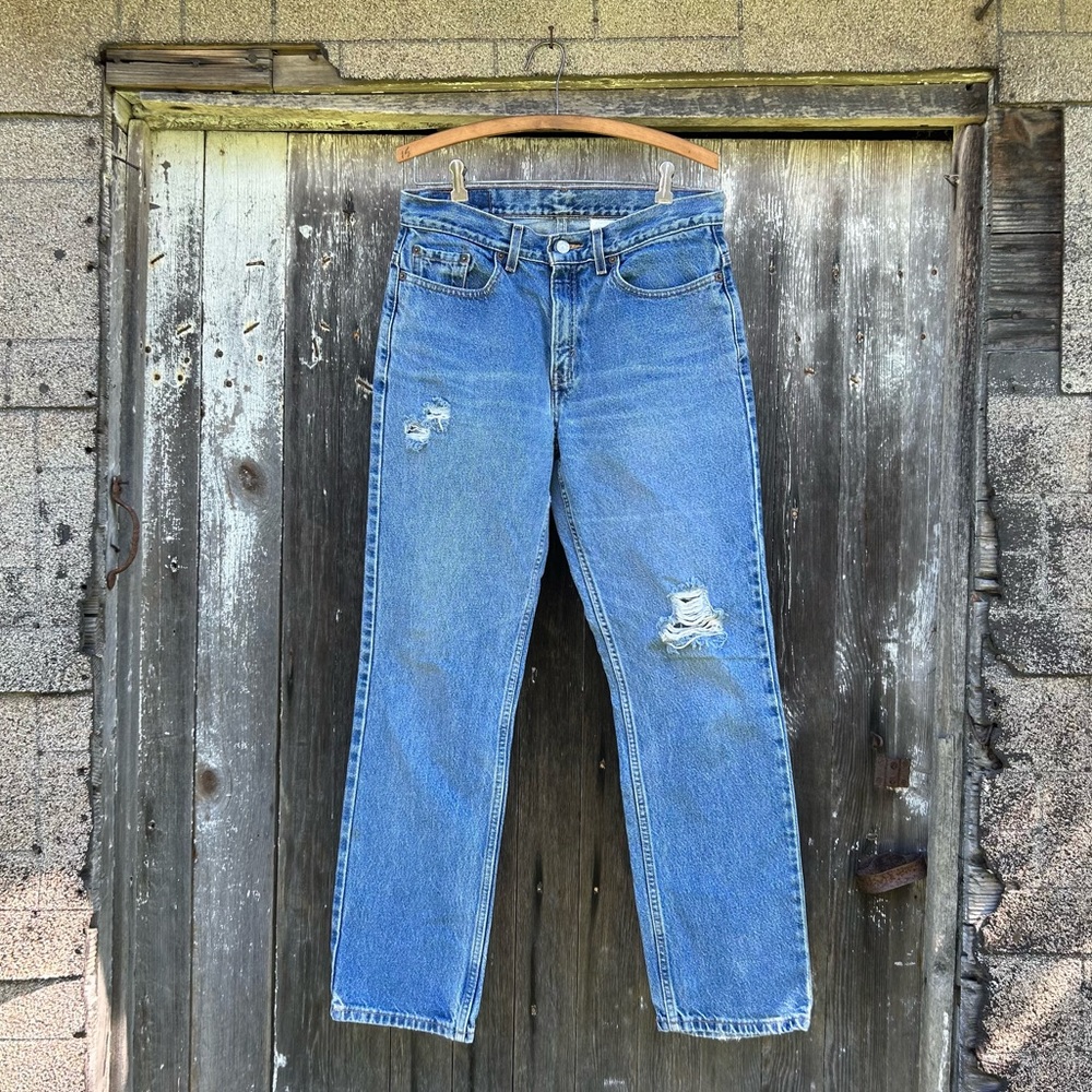 Vintage 90s Y2K Levis 505 Straight Leg Relaxed Fit Boyfriend Jeans